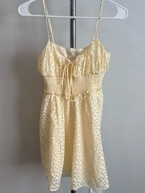 urban outfitters jasmin denim dress Urban Outfitters | Dresses | Uo Jasmin Denim Spliced Stapless Mini Dress